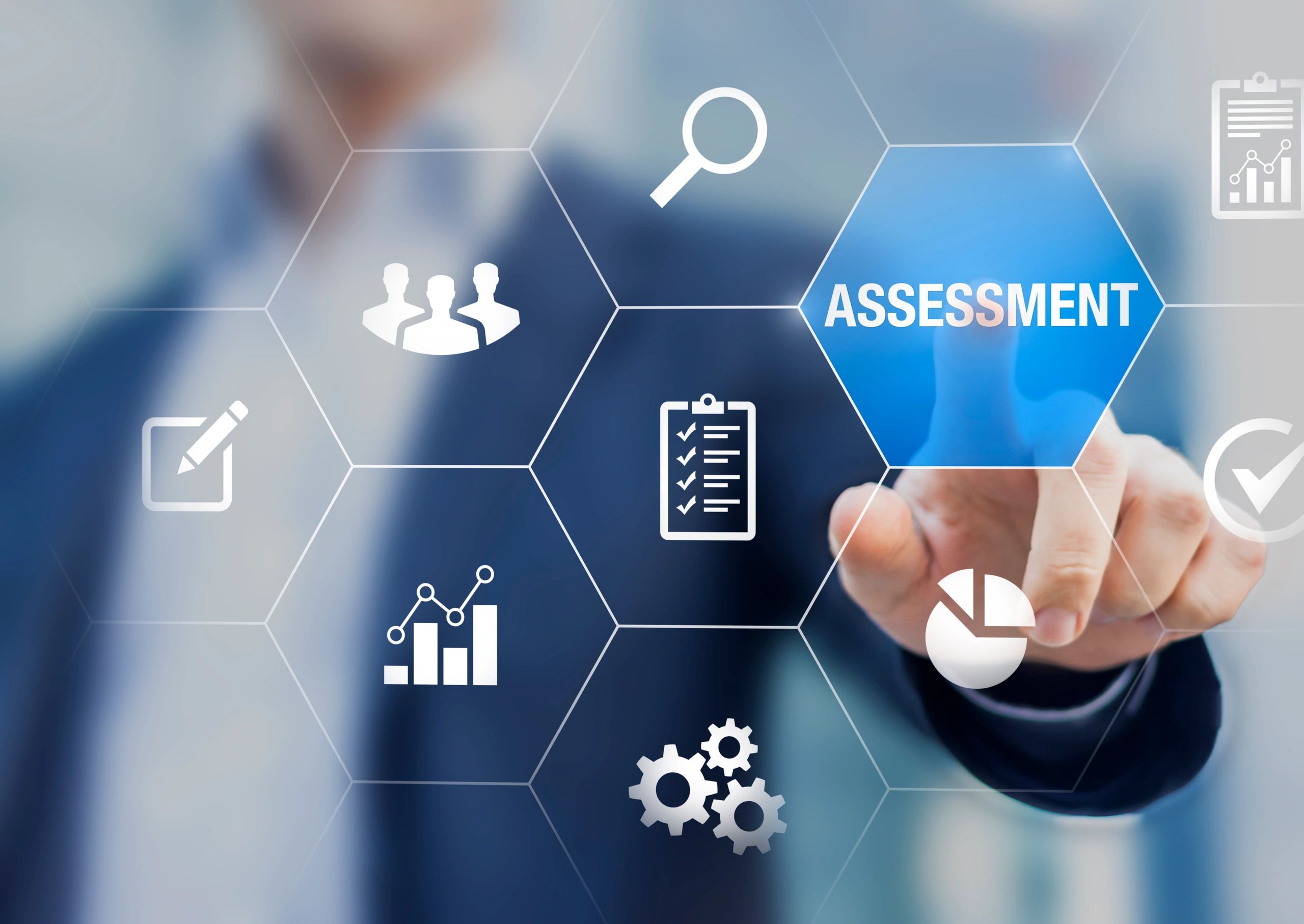 Business assessment and analysis concept